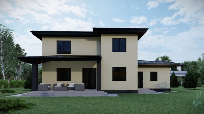 Проект дома DBT 476 - 5 Двухэтажные дома в Киеве