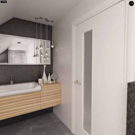 Проект дома U40 - 19 С мансардным этажом дома в Киеве