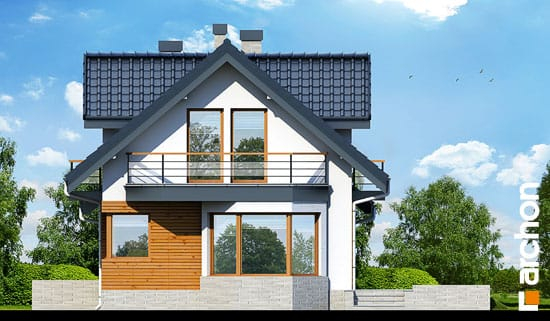 Проект дома Дом в перловнике (Н) TERMO вер.2 - 4 С мансардным этажом дома в Киеве