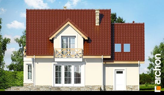 Проект дома Дом в винограде 4 вер.2 - 6 С мансардным этажом дома в Киеве