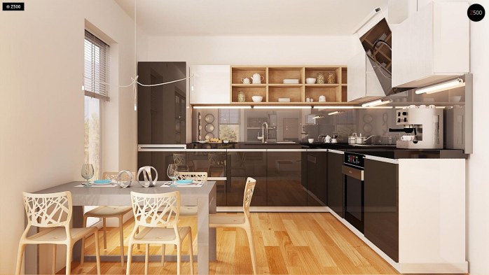 Проект дома U149 - 6 С мансардным этажом дома в Киеве