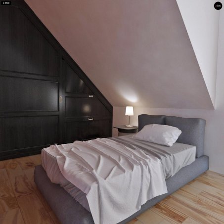 Проект дома U89 - 19 С мансардным этажом дома в Киеве