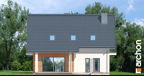 Проект дома Дом в яблонках 14 - 6 С мансардным этажом дома в Киеве