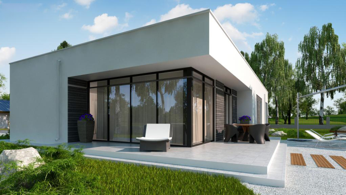 Проект дома Ux35 GL - 2 Одноэтажные дома в Киеве