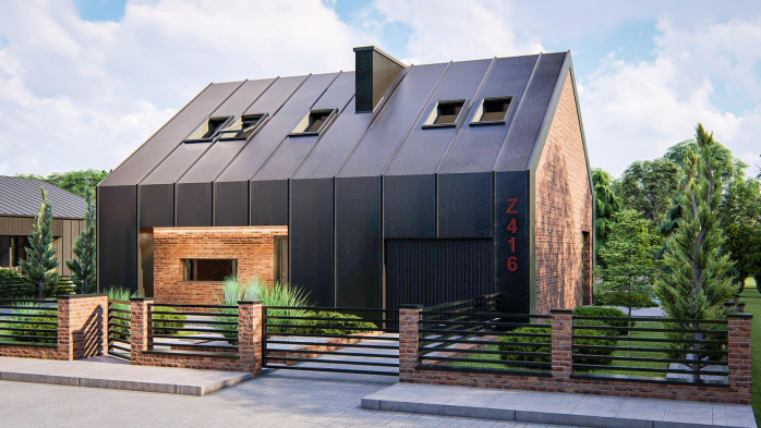 Проект дома U416 - 3 С мансардным этажом дома в Киеве