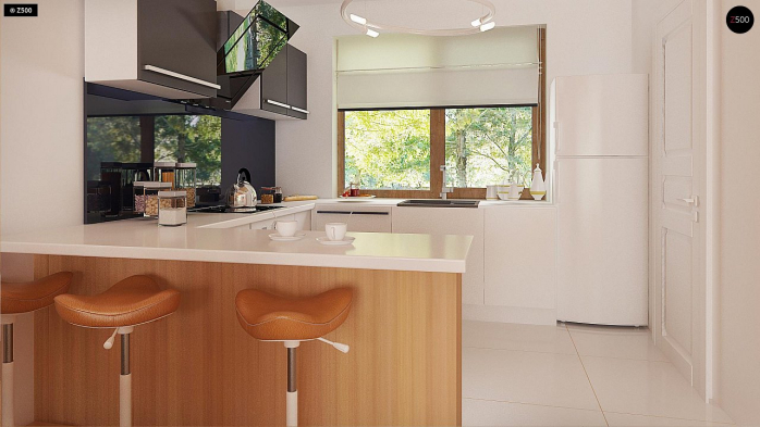 Проект дома U69 GP - 8 Одноэтажные дома в Киеве