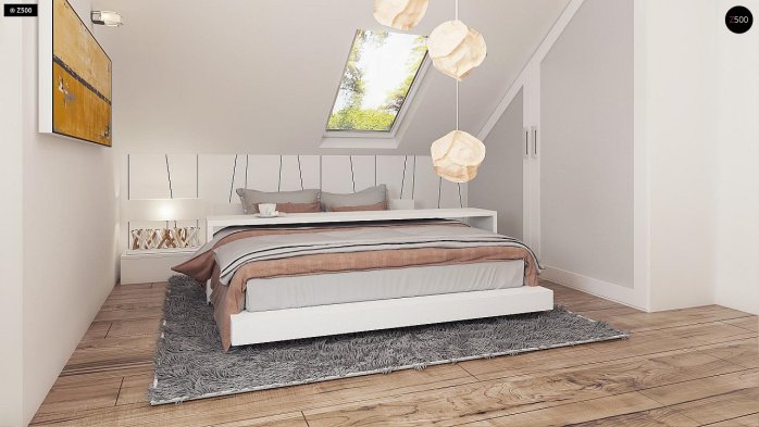 Проект дома U296 - 12 С мансардным этажом дома в Киеве