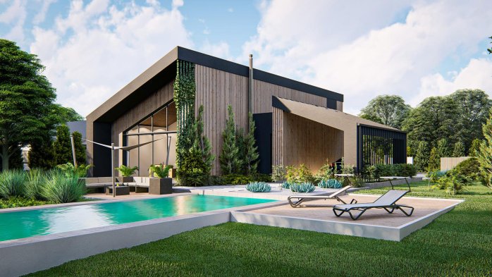 Проект дома U485 - 6 Одноэтажные дома в Киеве