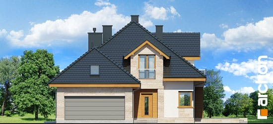 Проект дома Дом в кокосах (Н) - 3 С мансардным этажом дома в Киеве