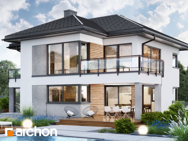 Проект дома Вилла Миранда 16 (Г2) - 2 Двухэтажные дома в Киеве