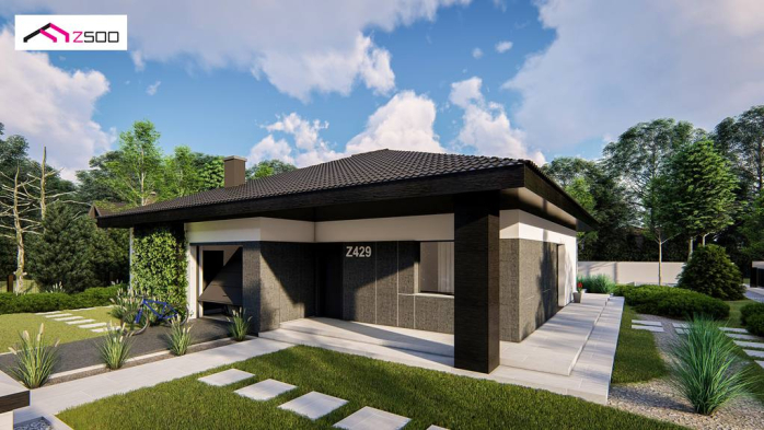 Проект дома U429 - 3 Одноэтажные дома в Киеве