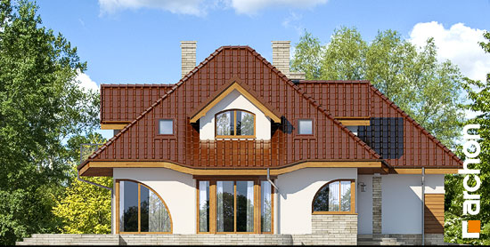 Проект дома Дом в зефирантесе 2 (Г2)  - 5 С мансардным этажом дома в Киеве