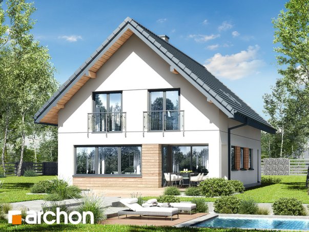 Проект дома Дом в купене 2 (Г2) - 2 С мансардным этажом дома в Киеве