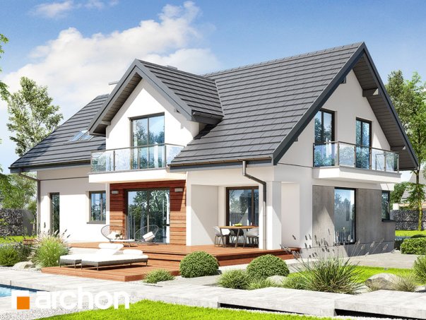 Проект дома Дом в кортландах 4 (Г2) - 2 С мансардным этажом дома в Киеве