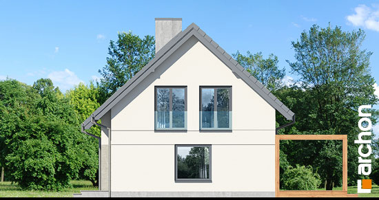 Проект дома Дом в хлорофитуме 8 - 4 С мансардным этажом дома в Киеве