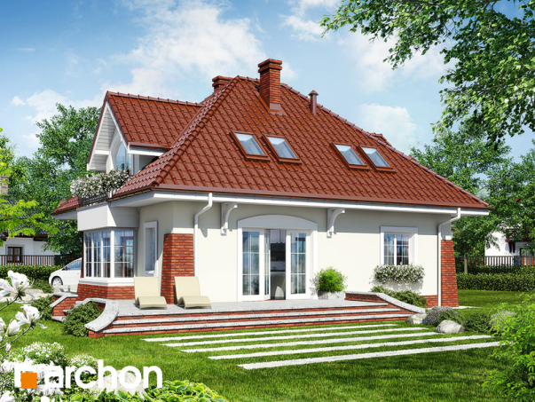 Проект дома Дом в клеверках вер.2 - 2 С мансардным этажом дома в Киеве