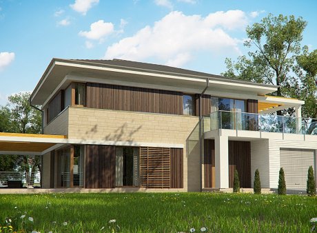 Проєкт будинку Ux63 B+P