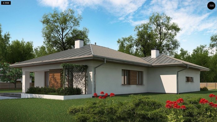 Проект дома U367 - 6 Одноэтажные дома в Киеве