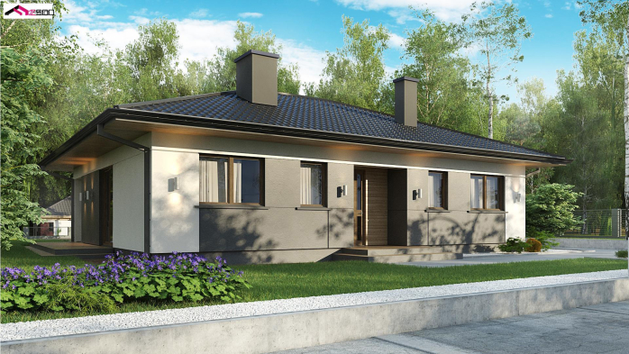Проект дома U368 D S - 7 Одноэтажные дома в Киеве