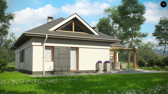 Проект дома U306 - 3 С мансардным этажом дома в Киеве