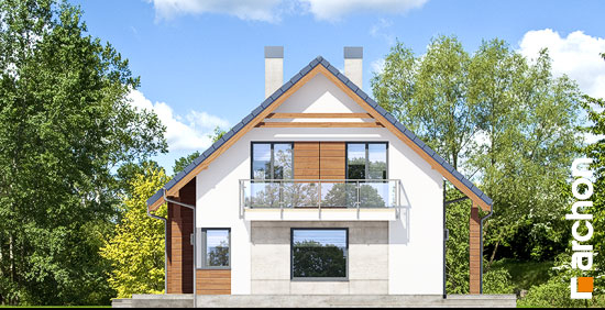 Проект дома Дом в яблонках 4 (Г) - 4 С мансардным этажом дома в Киеве