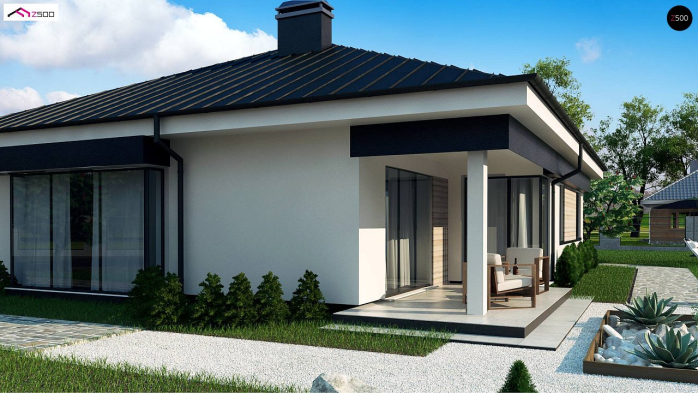 Проект дома U200 BG - 5 Одноэтажные дома в Киеве