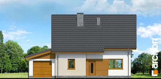 Проект дома Дом в хлорофитуме (ГТ) вер.2 - 3 С мансардным этажом дома в Киеве