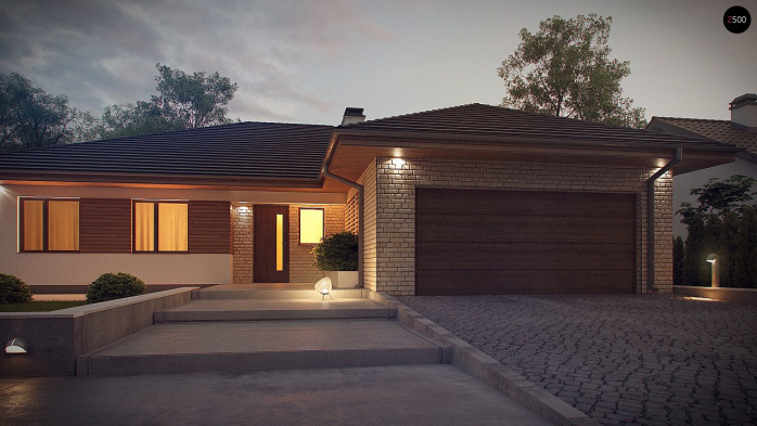 Проект дома U301 - 15 Одноэтажные дома в Киеве