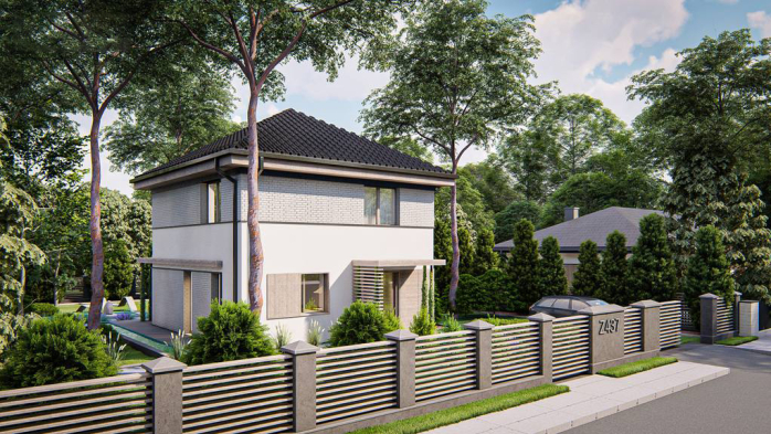 Проект дома U437 - 2 Двухэтажные дома в Киеве