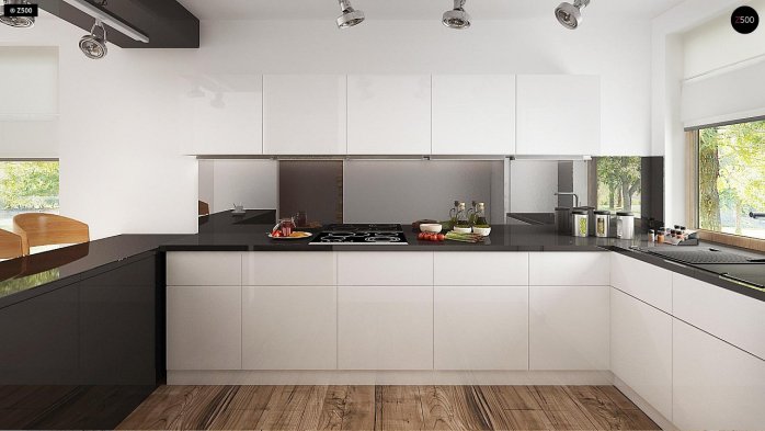 Проект дома U288 - 9 С мансардным этажом дома в Киеве