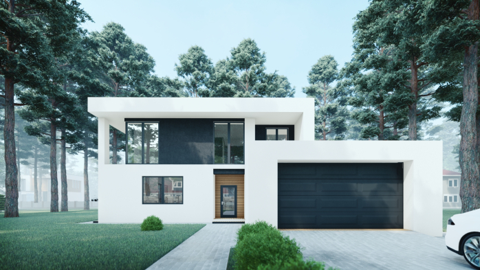 Проект дома DBT 223 - 6 Двухэтажные дома в Киеве