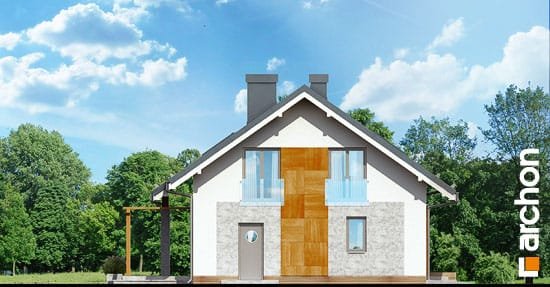 Проект дома Дом Миниатюрка 2 (Н) вер.2 - 5 С мансардным этажом дома в Киеве