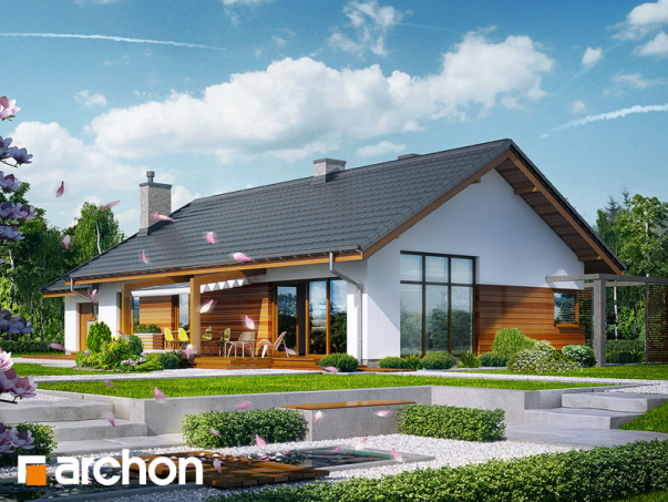 Проект дома Дом в мекинтошах - 2 Одноэтажные дома в Киеве