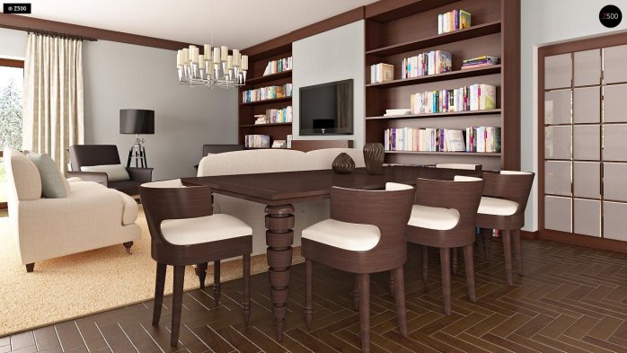 Проект дома Ux15 GL2 P - 8 Двухэтажные дома в Киеве