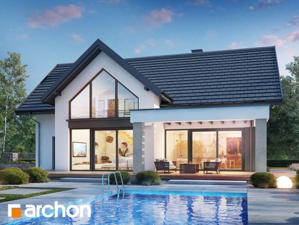 Проект дома Дом в мирабилисах (Г2) - 1 С мансардным этажом дома в Киеве