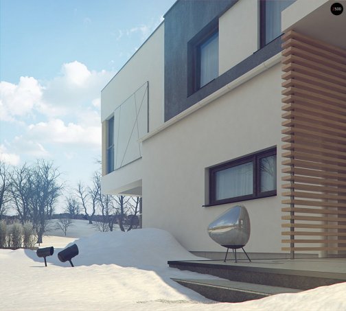 Проєкт будинку Ux45 - Двоповерхові дома у Києві