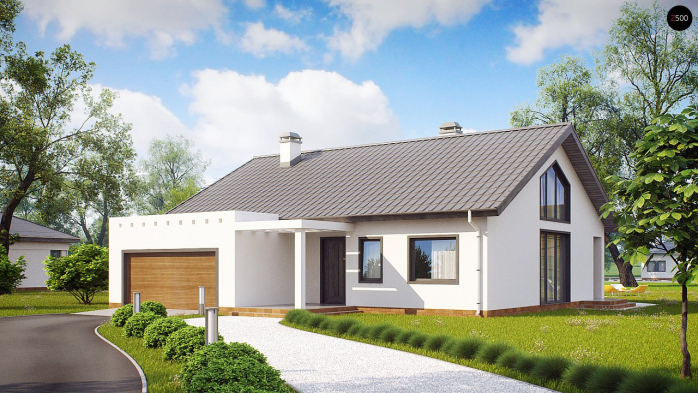 Проект дома U202 - 1 Одноэтажные дома в Киеве