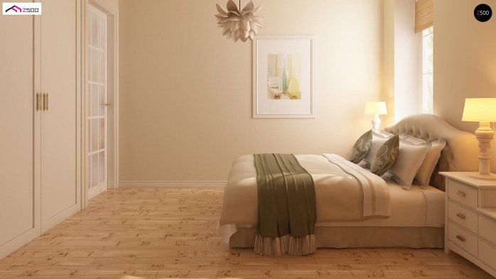 Проєкт будинку U71 GL - З мансардним поверхом дома у Києві