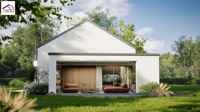 Проект дома U499 - 4 С мансардным этажом дома в Киеве