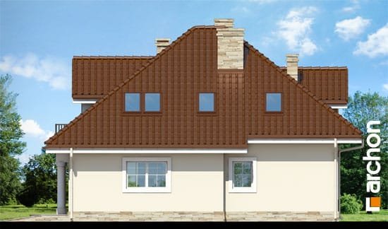 Проект дома Дом в тимьяне 6 - 4 С мансардным этажом дома в Киеве