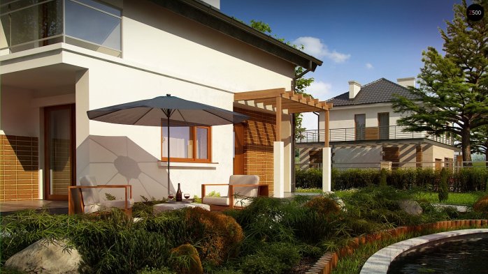 Проект дома U248 - 4 С мансардным этажом дома в Киеве