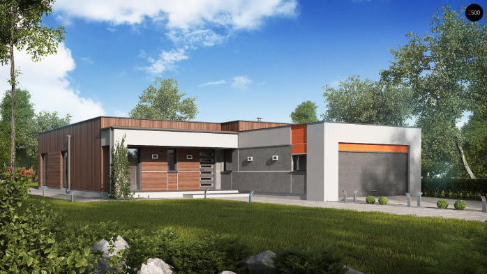 Проект дома Ux103 - 5 Одноэтажные дома в Киеве