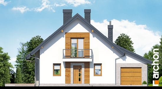 Проект дома Дом в рододендронах 4 (H) - 3 С мансардным этажом дома в Киеве