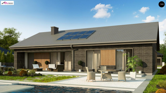 Проект дома U387 - 1 Одноэтажные дома в Киеве