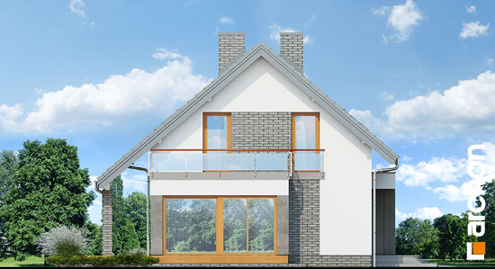 Проект дома Дом под ацеролей - 5 С мансардным этажом дома в Киеве