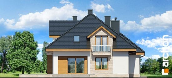 Проект дома Дом в кокосах (Н) - 6 С мансардным этажом дома в Киеве