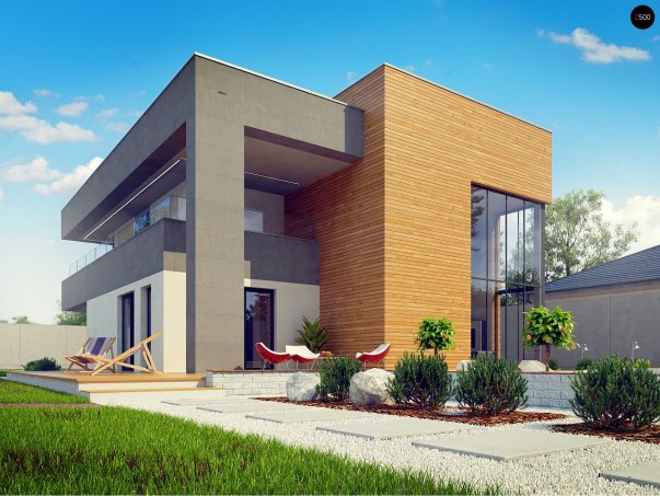 Проект дома Ux108 - 16 Двухэтажные дома в Киеве