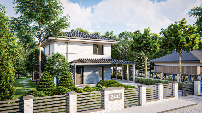 Проект дома U438 - 4 Двухэтажные дома в Киеве