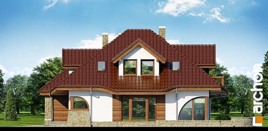 Проект дома Дом в зефирантесе вер.2 - 4 С мансардным этажом дома в Киеве