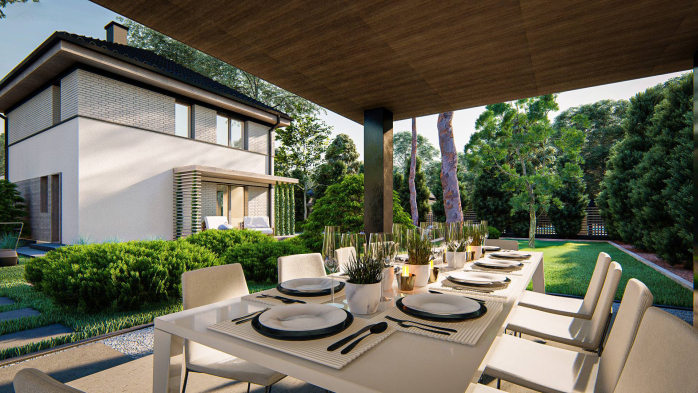 Проект дома U437 - 6 Двухэтажные дома в Киеве